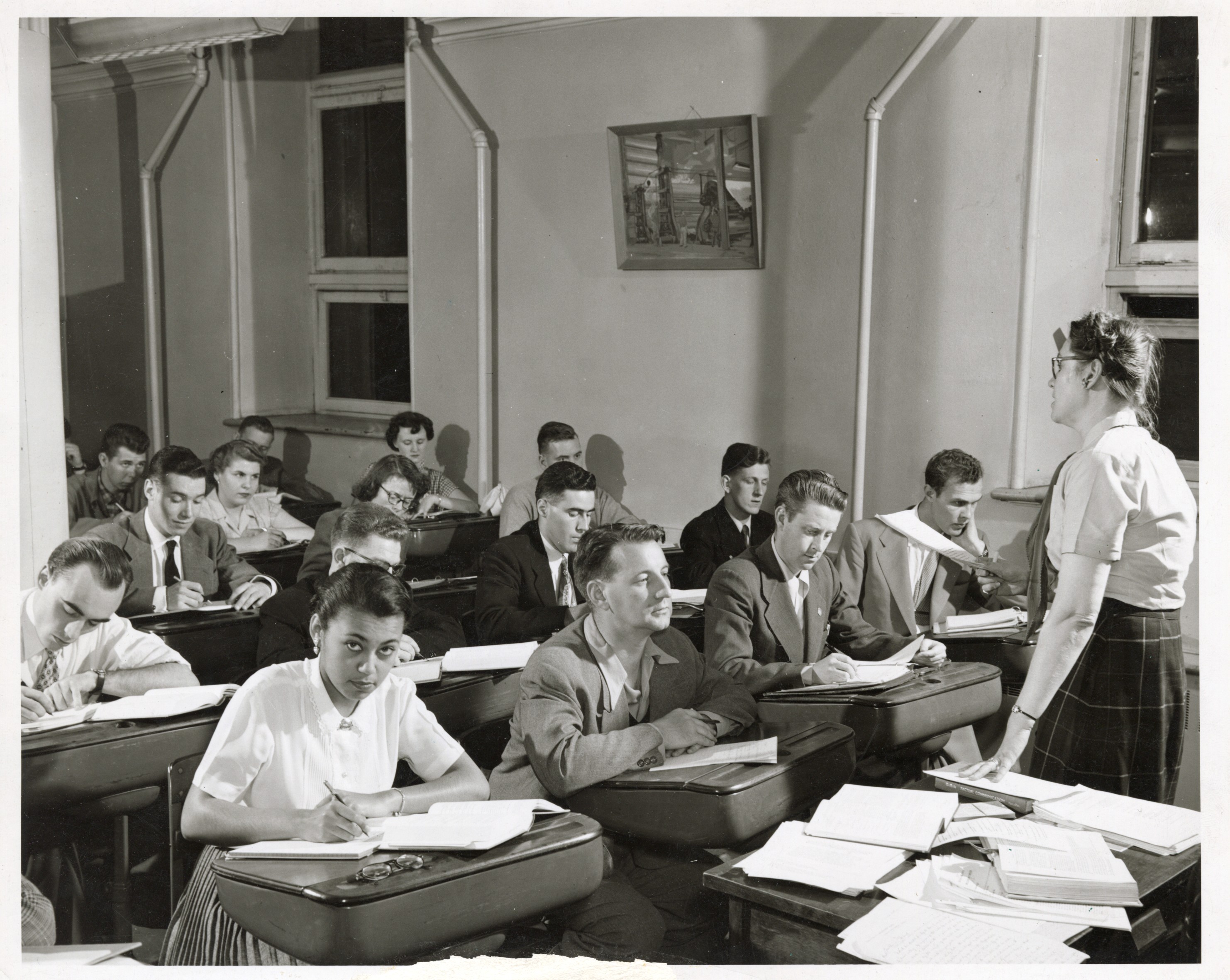 Evening class at Sir George Williams College